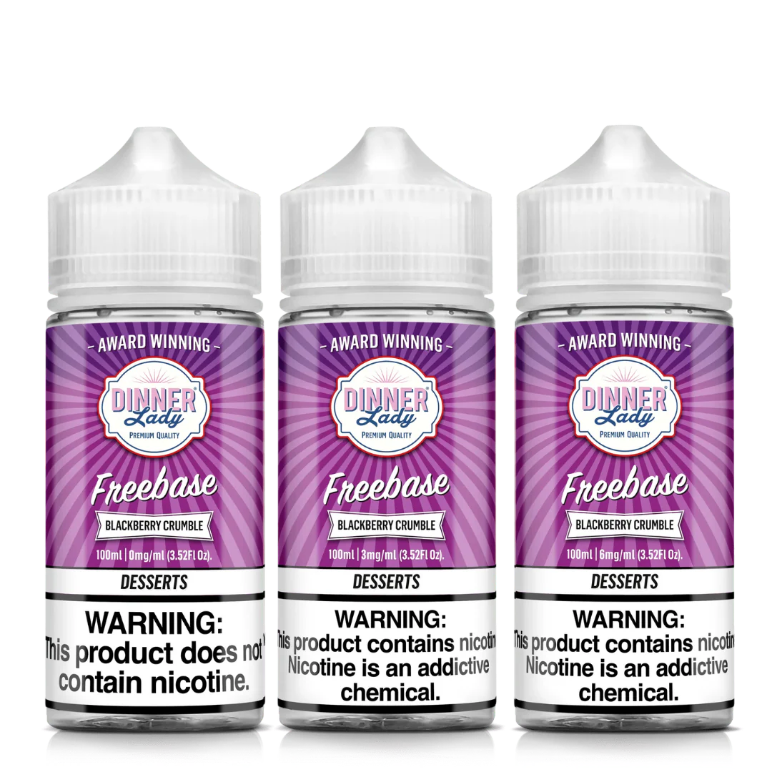 Dinner Lady Blackberry Crumble Vape Juice 100ml (Sale)