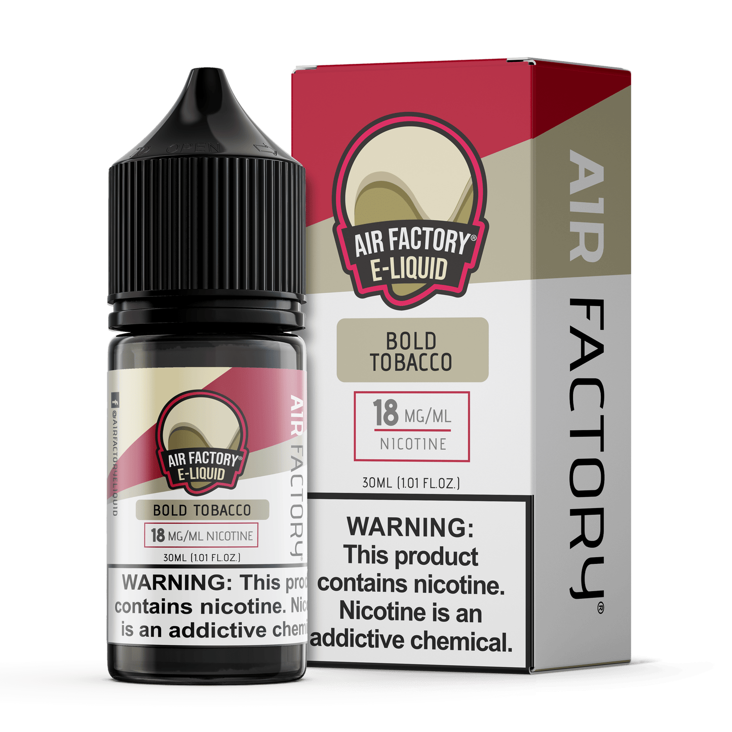 Air Factory Juice Air Factory Bold Tobacco 30ml Nic Salt Vape Juice