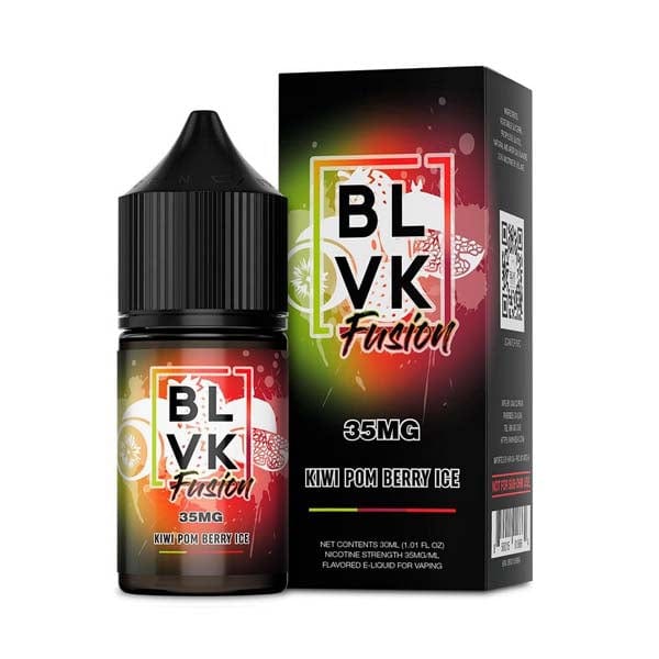 BLVK Unicorn Juice BLVK Fusion Salts Kiwi Pom Berry Ice 30ml Nic Salt Vape Juice