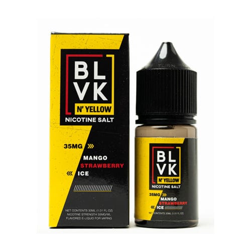 BLVK Unicorn Juice BLVK N'Yellow Salts Mango Strawberry Ice 30ml Nic Salt Vape Juice