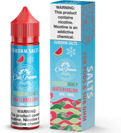 California Grown E-Liquids Juice Frozen Juicy Watermelon 60ml Vape Juice - California Grown Sub-Ohm Salts