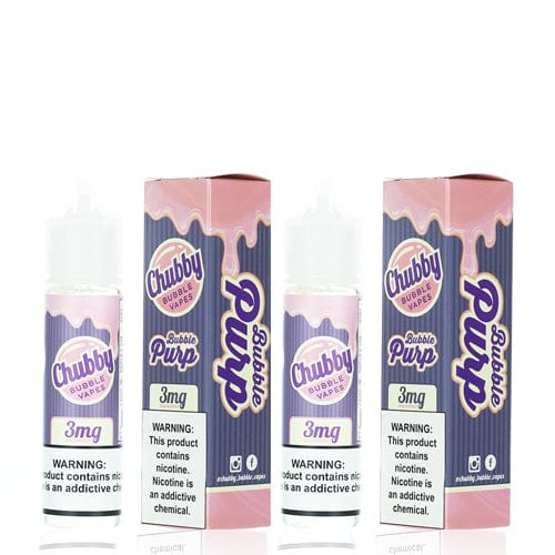Chubby Bubble Vapes Juice Chubby Bubble Vapes Bubble Purp 2x 60ml Vape Juice
