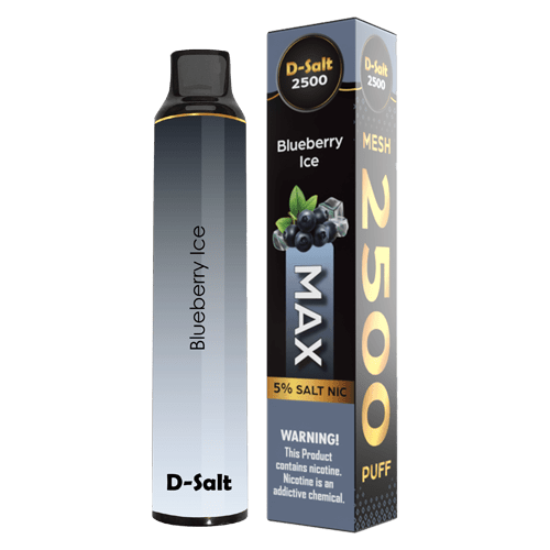 D-Salt Disposable Vape Blueberry Ice D-Salt 2500 Puff Disposable Vape