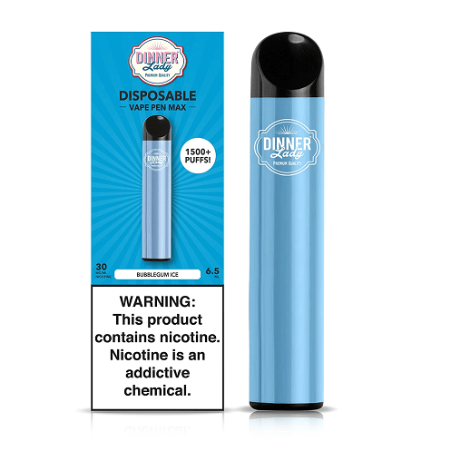 Dinner Lady Disposable Vape Bubblegum Ice 30mg Dinner Lady Vape Max Disposable Vape