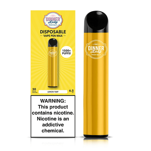 Dinner Lady Disposable Vape Lemon Tart 30mg Dinner Lady Vape Max Disposable Vape
