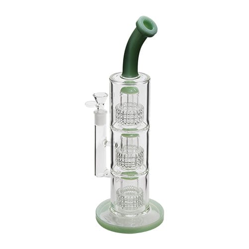 Eightvape Alternatives 14" Glass Bong w/ Triple Matrix Perc