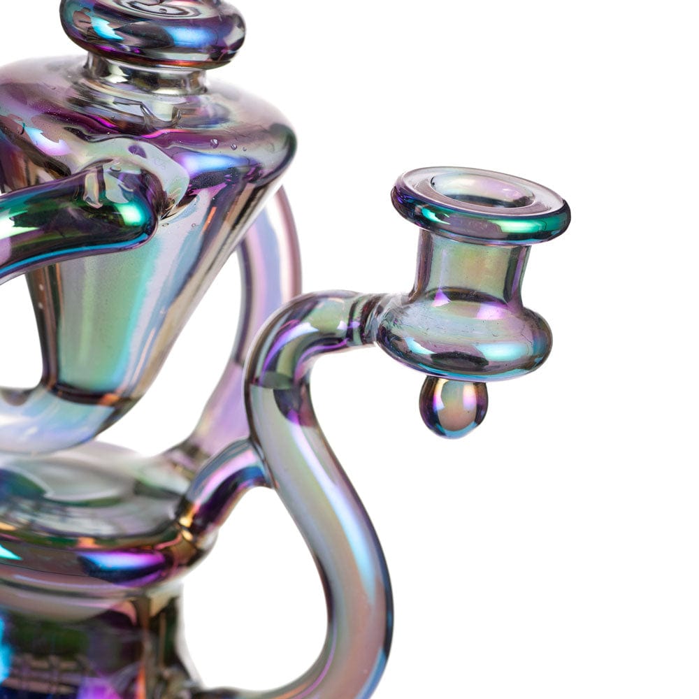 Eightvape Alternatives 9" Glass Recycler w/ Slitted Disc Perc