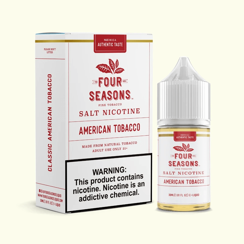 Four Seasons Juice Four Seasons E-Liquids American Tobacco 30ml Nic Salt Vape Juice