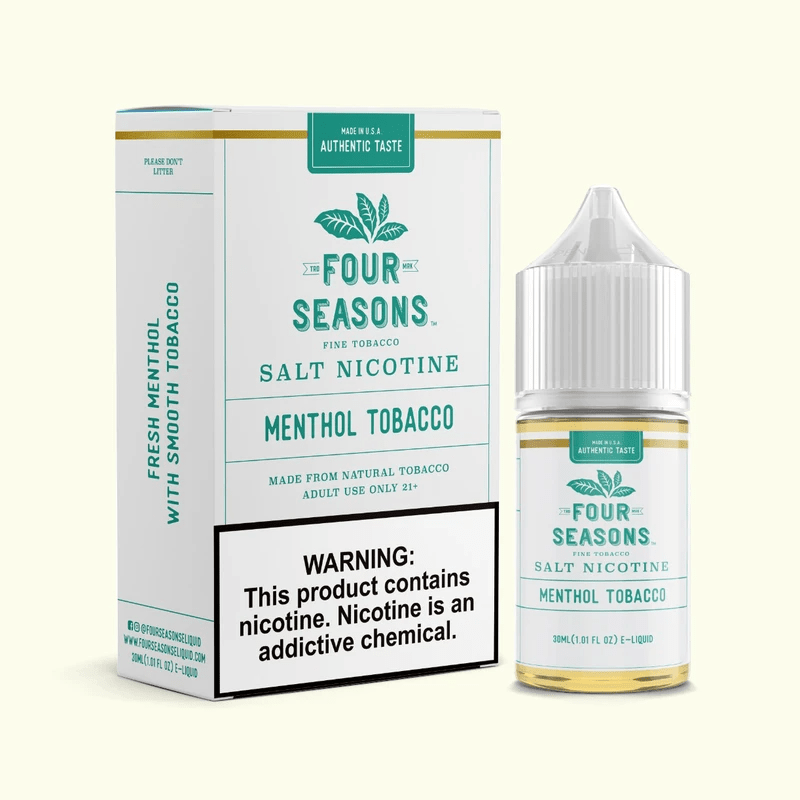 Four Seasons Juice Four Seasons E-Liquids Menthol Tobacco 30ml Nic Salt Vape Juice