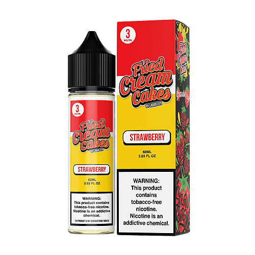 Fried Cream Cakes Juice Fried Cream Cakes Strawberry 60ml Vape Juice