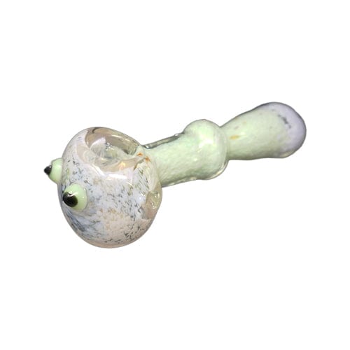 Himalayan Creation Alternatives Handmade Glass Hand Pipe w/ Eye Accents
