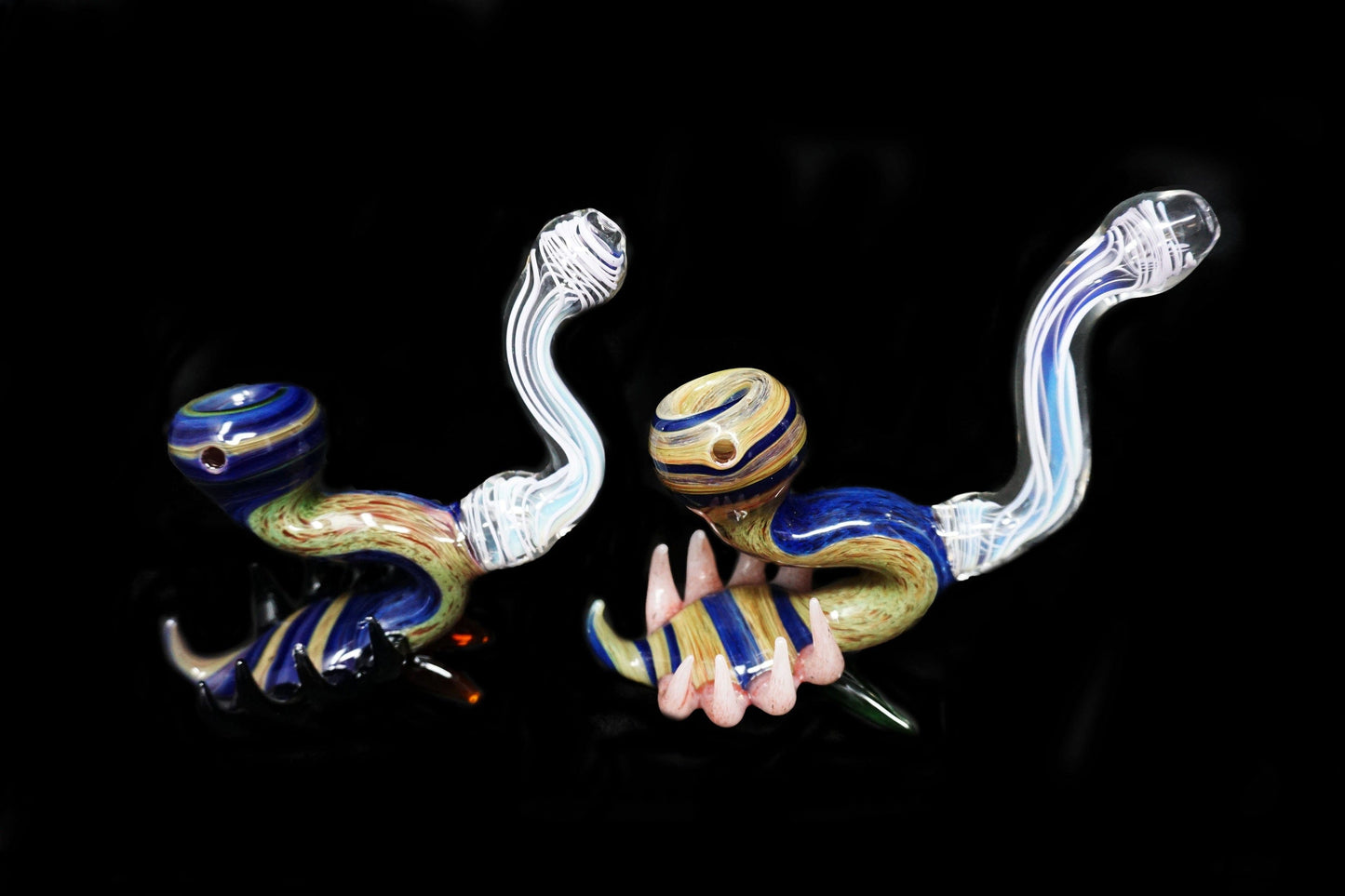 Himalayan Creation Alternatives Heady Handmade Glass Scorpion Sherlock Pipe