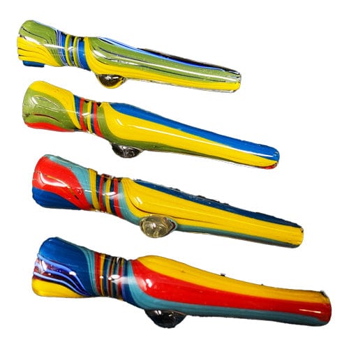 Himalayan Creation Alternatives Multi-Color Handmade Glass Chillum