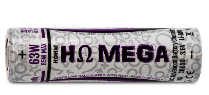 HohmTech Batteries Hohm MEGA 18650 2505mAh Battery - HohmTech