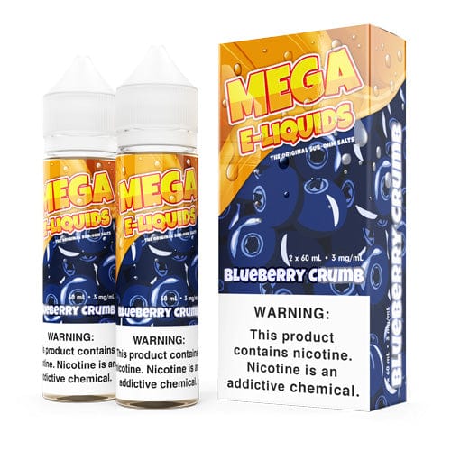 Mega E-Liquids Juice Mega E-Liquids Blueberry Crumb 120ml Vape Juice