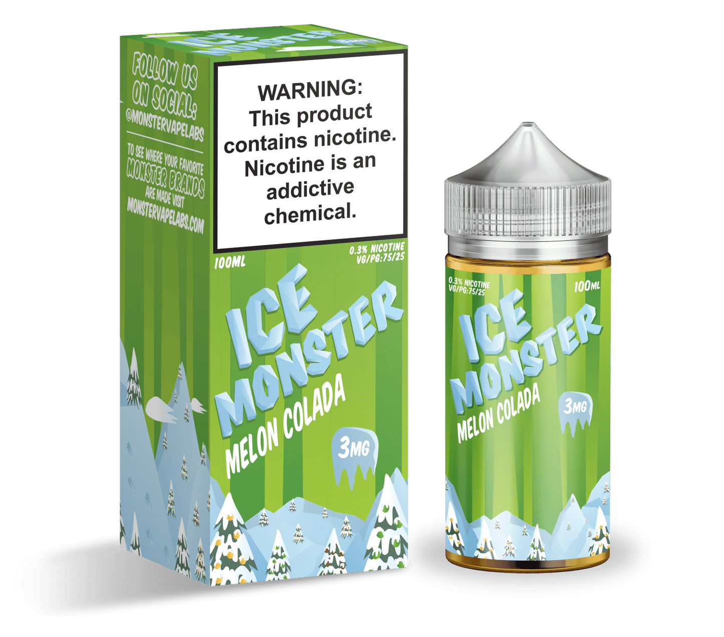 Monster Vape Labs Juice ICE Monster Melon Colada 100ml Vape Juice