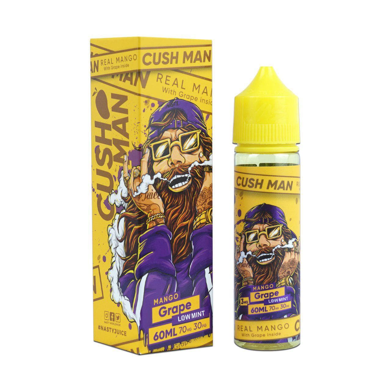 Nasty Eliquid Cush Man Series Mango Grape 60ml