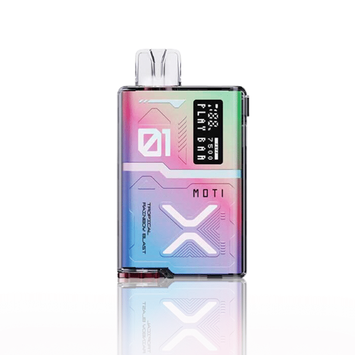 RabBeats Disposable Vape Tropical Rainbow Blast Moti Play Bar 7500 Disposable Vape (5%, 7500 Puffs)