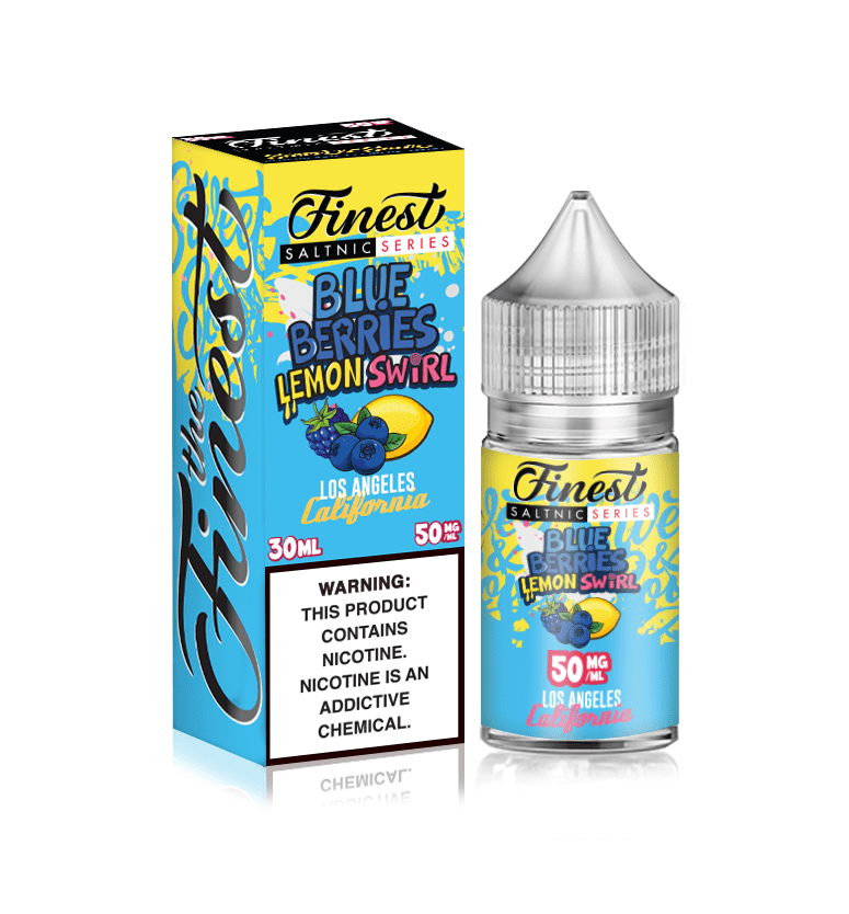 The Finest Juice The Finest Blue-Berries Lemon Swirl 30ml Nic Salt Vape Juice