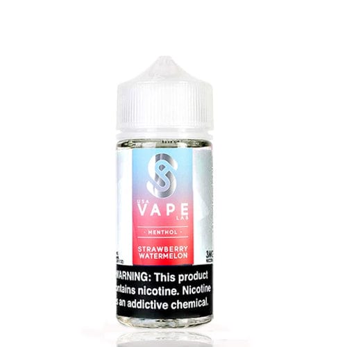 USA Vape Lab Juice USA Vape Lab Strawberry Watermelon Menthol 100ml Vape Juice
