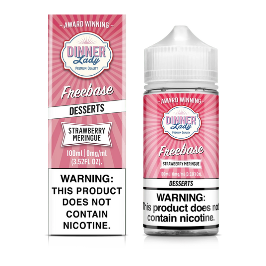 Dinner Lady Strawberry Meringue 100ml (Sale)