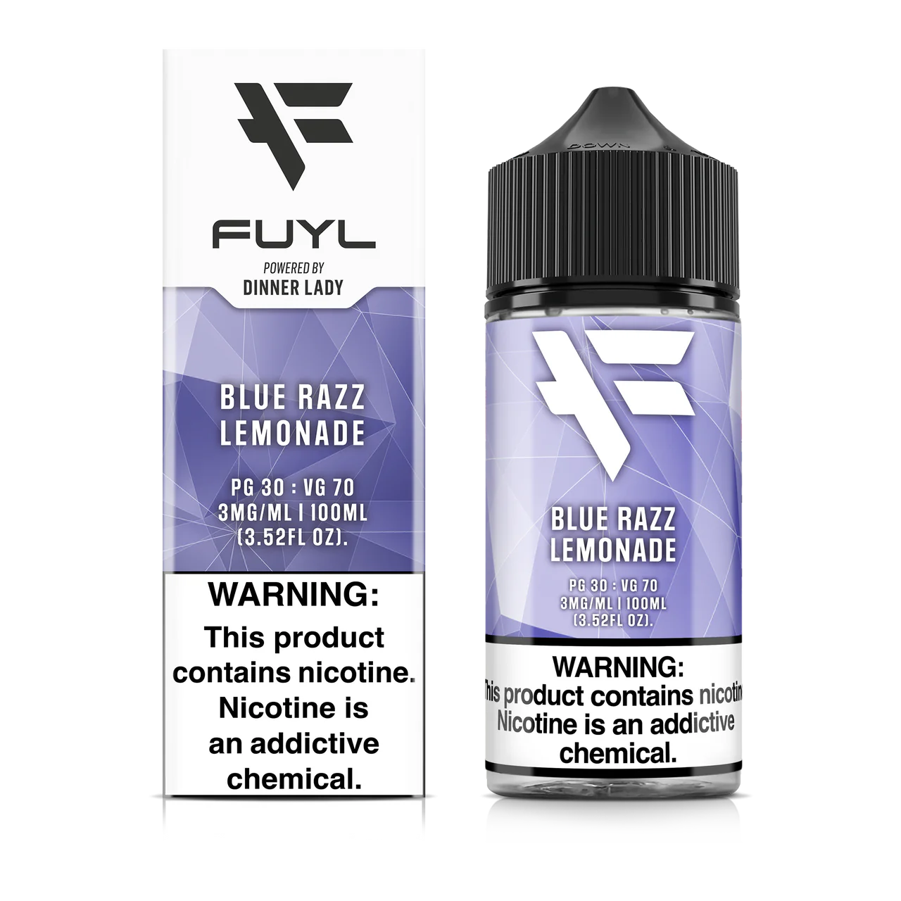 Dinner Lady FUYL Vape Juice Blue Razz Lemonade 100ml (Sale)