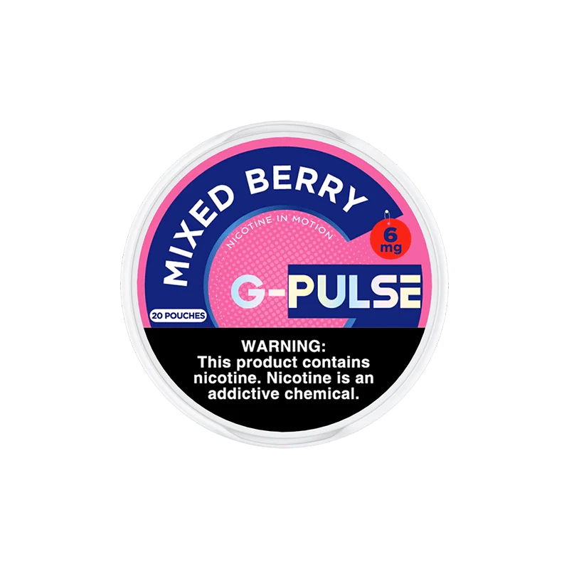 Geek Bar G-Pulse Nicotine Pouches - Mixed Berry