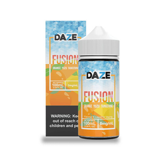 7 Daze Juice 7 Daze Fusion Orange Yuzu Tangerine ICED 100ml Vape Juice