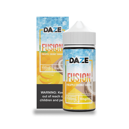 7 Daze Juice 7 Daze Fusion Pineapple Coconut Banana ICED 100ml Vape Juice