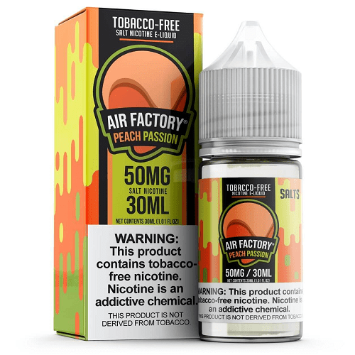 Air Factory Juice 50MG Peach Passion 30ml TF Nic Salt Vape Juice - Air Factory