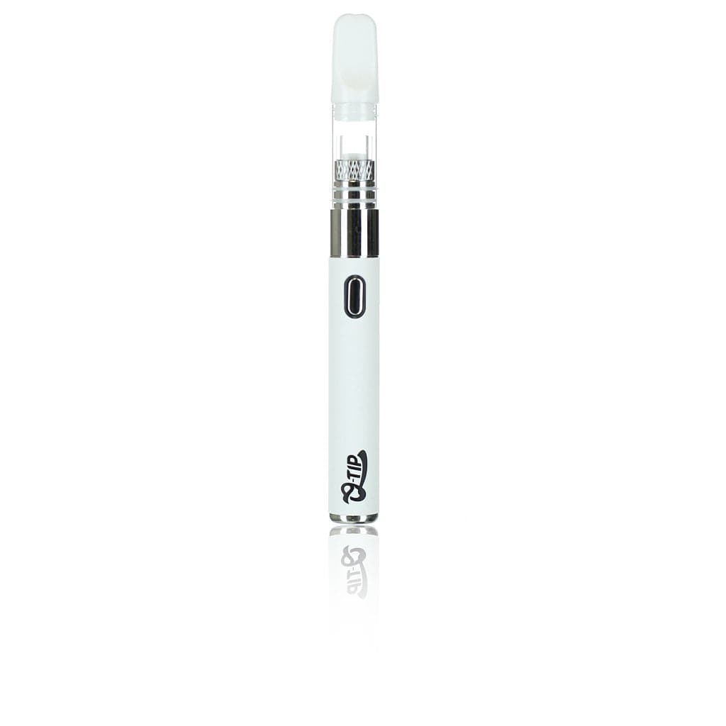 Airistech Alternatives White AirisTech x Quatrz Authority Q-Tip Quartz Pen Alternative Vaporizer