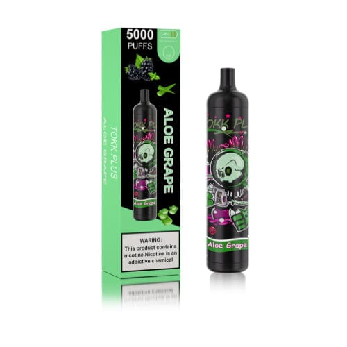 Blitz Disposable Vape Aloe Grape Blitz Tokk Plus 10ml Disposable Vape