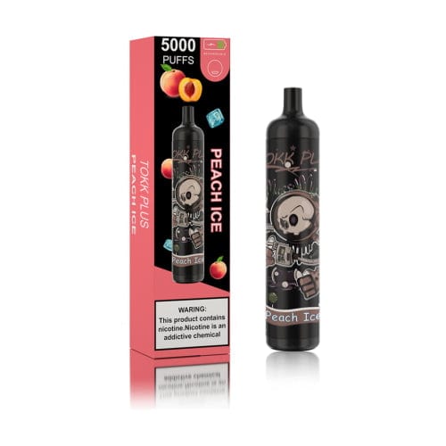 Blitz Disposable Vape Peach Ice Blitz Tokk Plus 10ml Disposable Vape
