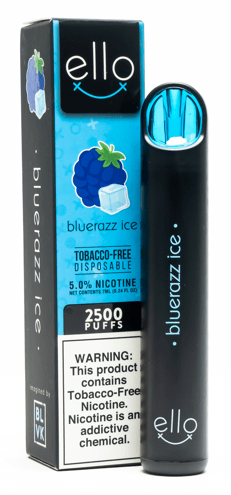 BLVK Unicorn Disposable Vape Blue Razz Ice BLVK ello TF Disposable