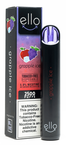 BLVK Unicorn Disposable Vape Grapple Ice BLVK ello TF Disposable
