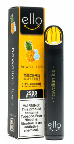 BLVK Unicorn Disposable Vape Hawaiian Ice BLVK ello TF Disposable