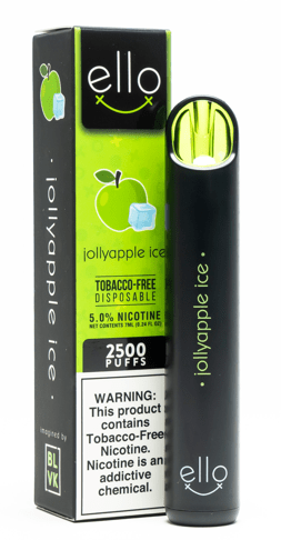 BLVK Unicorn Disposable Vape Jollyapple Ice BLVK ello TF Disposable