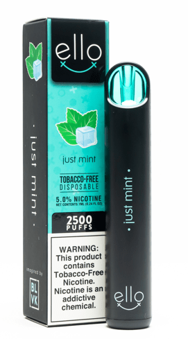 BLVK Unicorn Disposable Vape Just Mint BLVK ello TF Disposable
