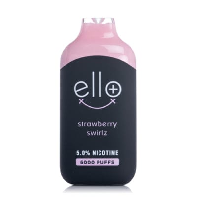 BLVK Unicorn Disposable Vape Strawberry Swirlz BLVK Ello Plus 6000 Disposable Vape (5%, 6000 Puffs)