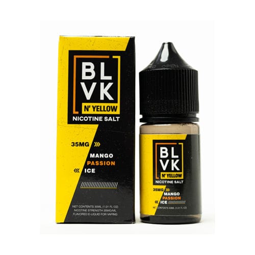 BLVK Unicorn Juice BLVK N'Yellow Salts Mango Passion Ice 30ml Nic Salt Vape Juice