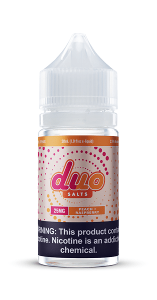 Burst Juice Burst Duo Salts Peach Raspberry 30ml Nic Salt Vape Juice