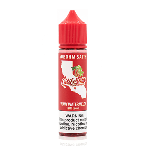 California Grown E-Liquids Juice California Grown Sub-Ohm Salts Wavy Watermelon 60ml Vape Juice