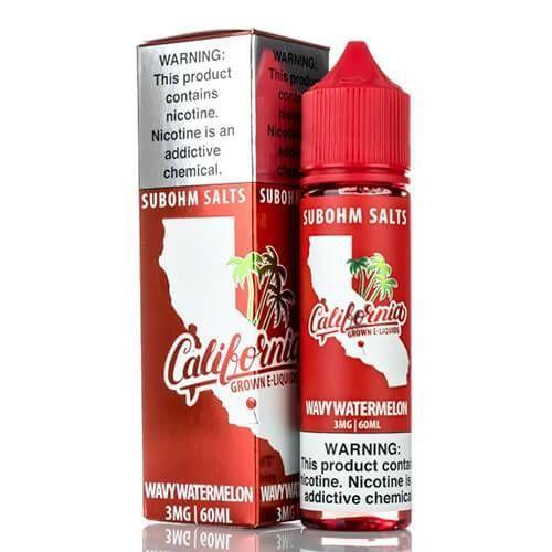 California Grown E-Liquids Juice California Grown Wavy Watermelon ICE 60ml Vape Juice