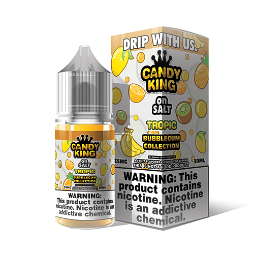 Candy King Juice Candy King Bubblegum Salt Tropical 30ml Nic Salt Vape Juice