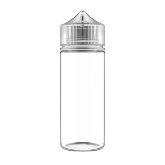 Chubby Gorilla Empty Juice Bottles Clear (V3) Chubby Gorilla Unicorn Bottle 120ml Empty Bottle