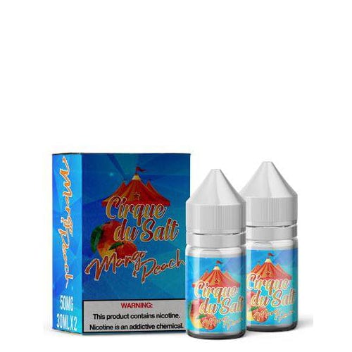 Cirque Du Salt Juice Cirque Du Salt Twin Pack Mango Peach 2x 30ml Nic Salt Vape Juice