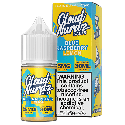 Cloud Nurdz Juice Cloud Nurdz Blue Raspberry Lemon 30ml Nic Salt Vape Juice