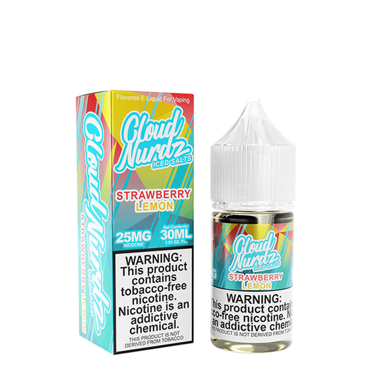 Cloud Nurdz Juice Cloud Nurdz Strawberry Lemon Iced 30ml Nic Salt Vape Juice