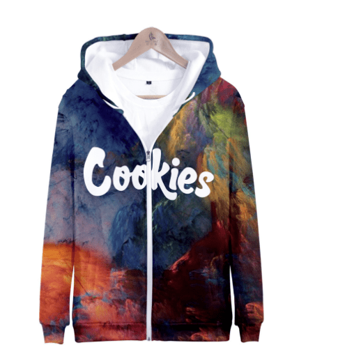 Cookies Merch Cookies Full-Zip Hoodie Sweatshirt