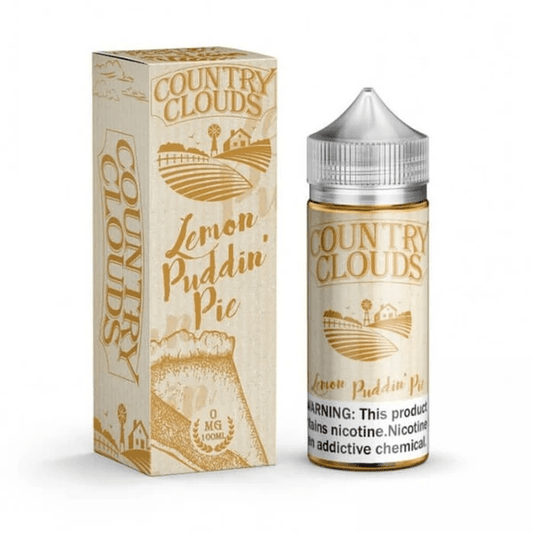 Country Clouds Juice Lemon Puddin' Pie 100ml Vape Juice - Country Clouds